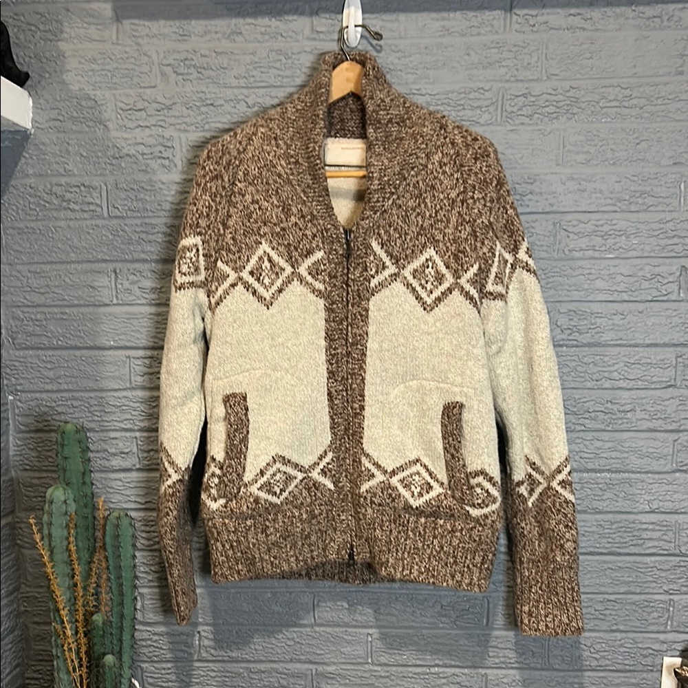 Banana Republic Heritage Collection Zippered Sweater Coat